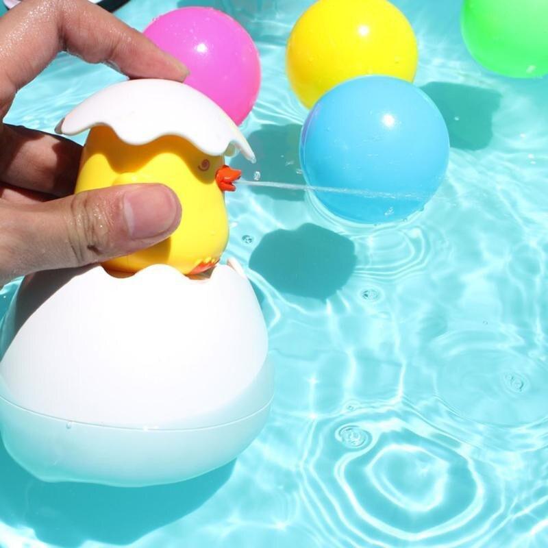 Jouets de bain pour bébés animaux en cartoon mignons pour un apprentissage amusant