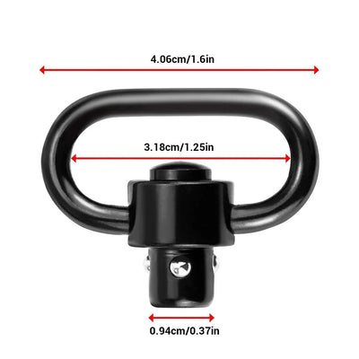 Quick Detach Sling Swivel Mount Ring - 2 Pack