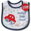 Stylish Unisex 3 PC Cotton Baby Bibs - Waterproof & Breathable