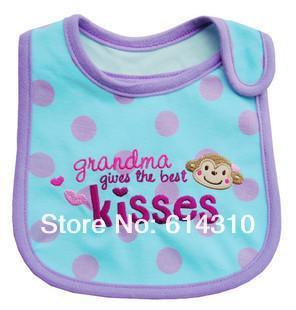 Stylish Unisex 3 PC Cotton Baby Bibs - Waterproof & Breathable