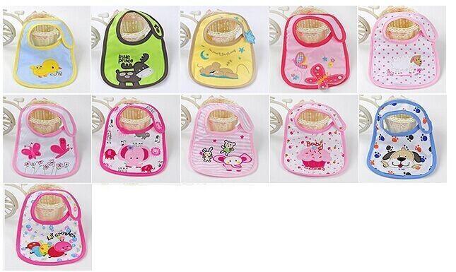 Stylish Unisex 3 PC Cotton Baby Bibs - Waterproof & Breathable