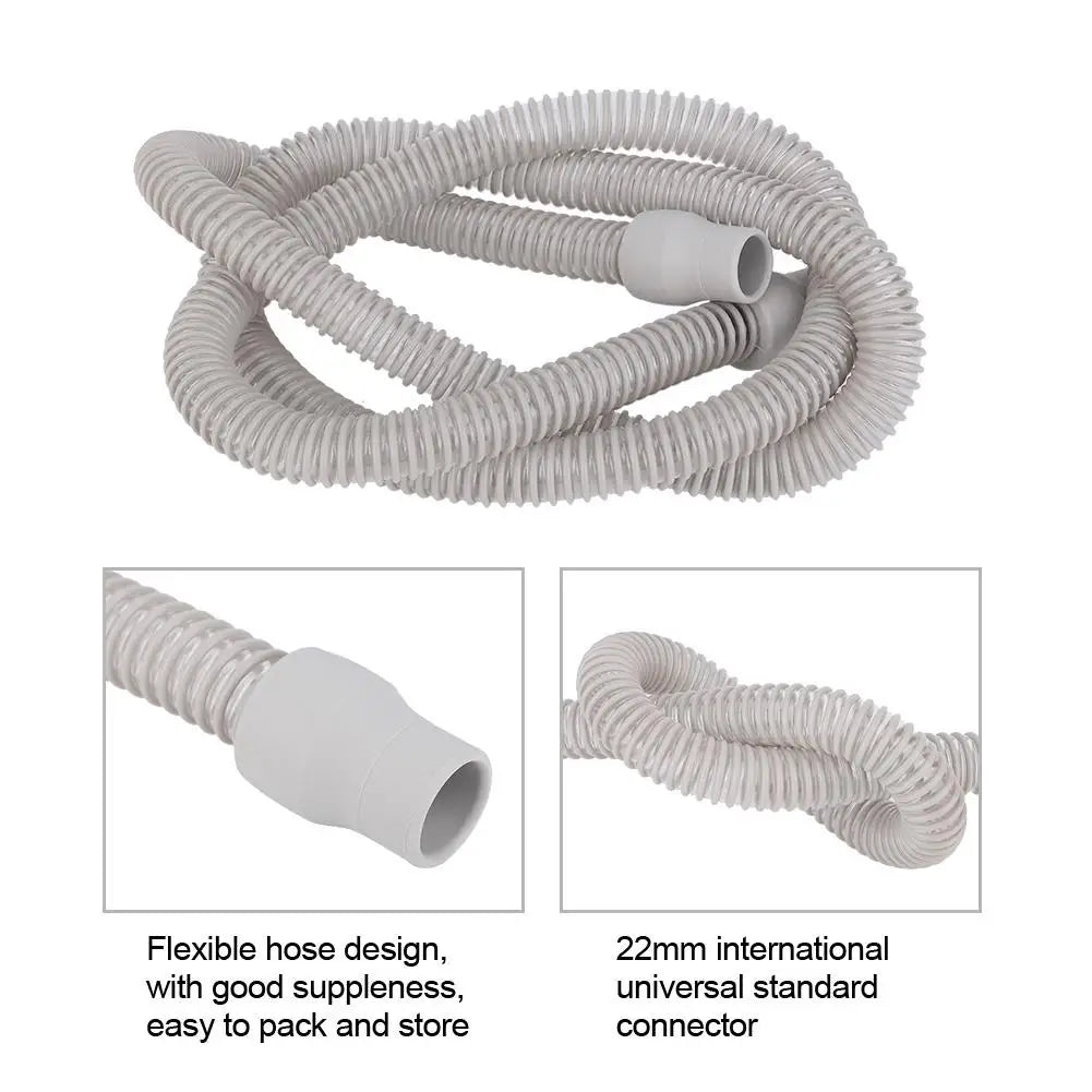 180cm CPAP Tube Tubing Universal Plastic Breathing Machine Accessories for Respiratory Ventilator Respirator Tubing Length - Korvel