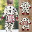 Jumpsuit en Coton avec Imprimé Ours pour Nouveau-nés