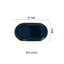 Elegant Blue Porcelain Dinner Plates