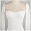 Ribbed Sweetheart Long Sleeve Top
