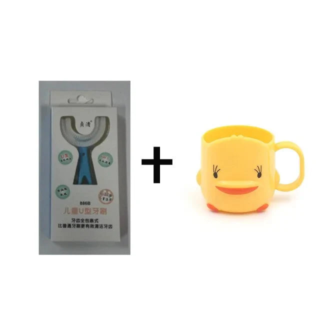 Brosse à dents en silicone U pour enfants