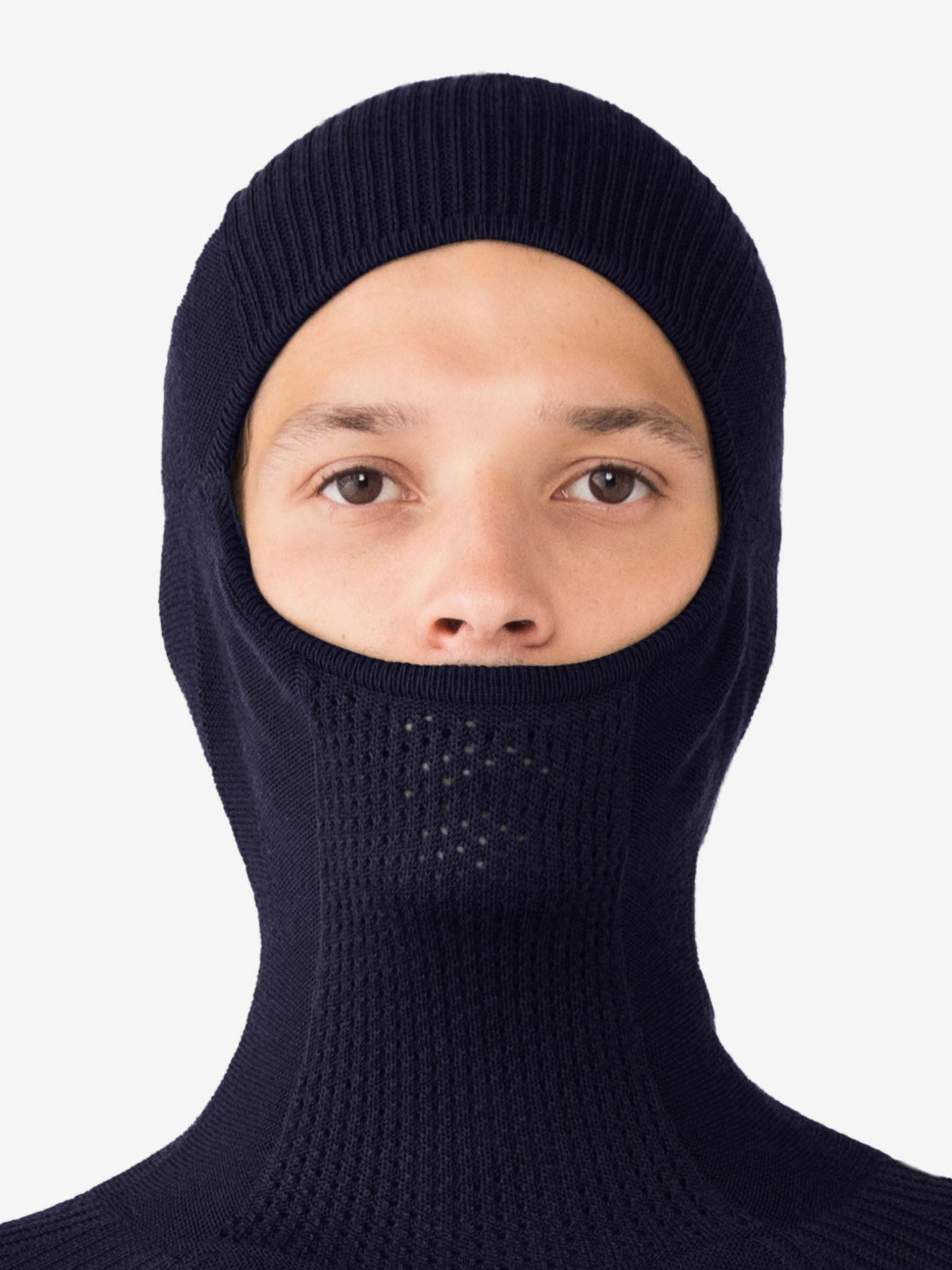 Suéter Balaclava - Azul Carbón