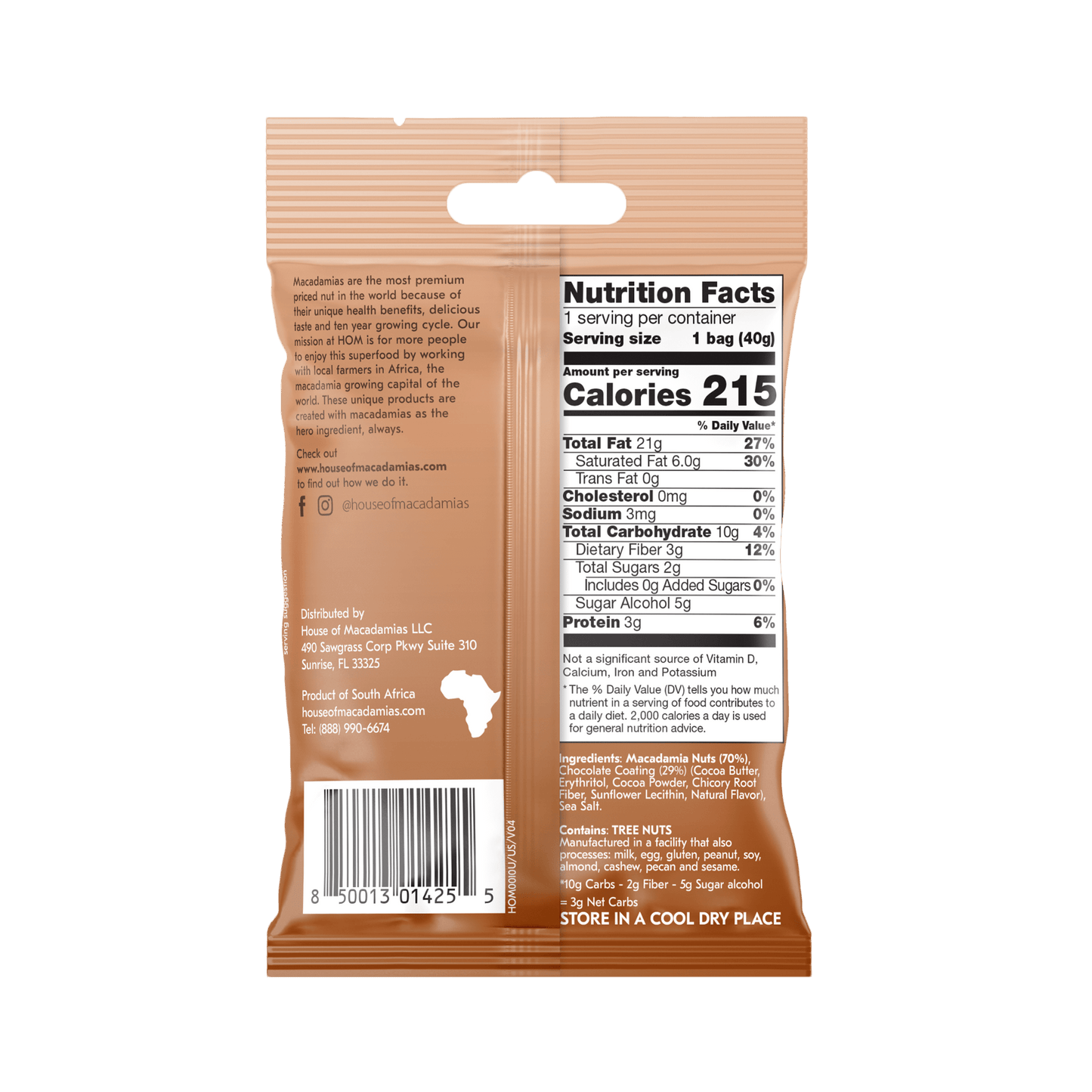 Chocolate Dipped Macadamia Nuts - 12 Bags
