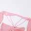 Conjunto de Falda Mini de Crochet Desgastado Dulce Como el Azúcar