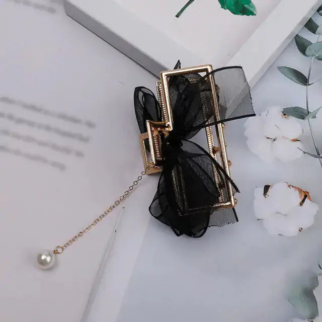 Pinza para el cabello en forma de mariposa elegante para recogidos con estilo
