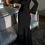 Vestido de Noche de Satén Elegante