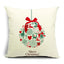 Housses de coussin de Noël festives pour la décoration des fêtes