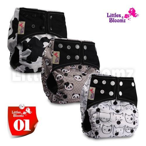 Modern Luxury Printed Washable Cloth Diaper Set