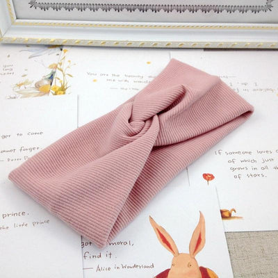 Handmade Modern Baby Headband - Soft Cotton Cap for Girls
