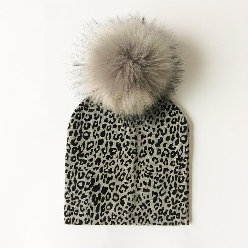 Luxury Cartoon Print Cotton Beanie Hat for Kids