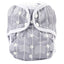 Couche en tissu pour bébé ajustable à taille unique avec double gousset