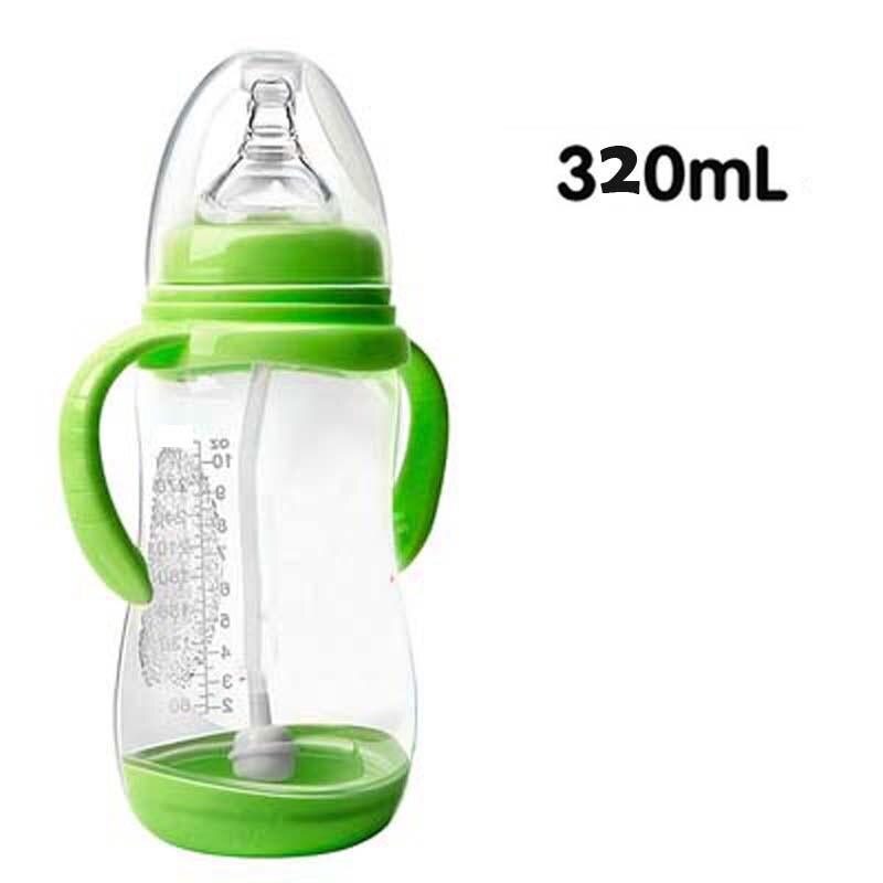 Botella para Bebés Anti-Cólicos Libre de BPA con Popote