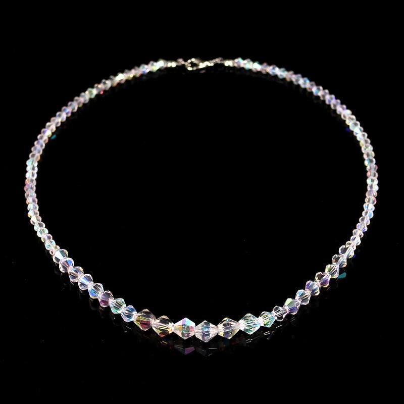 Fashion Summer Square Crystals Link Chain Stretch Charm Bracelets