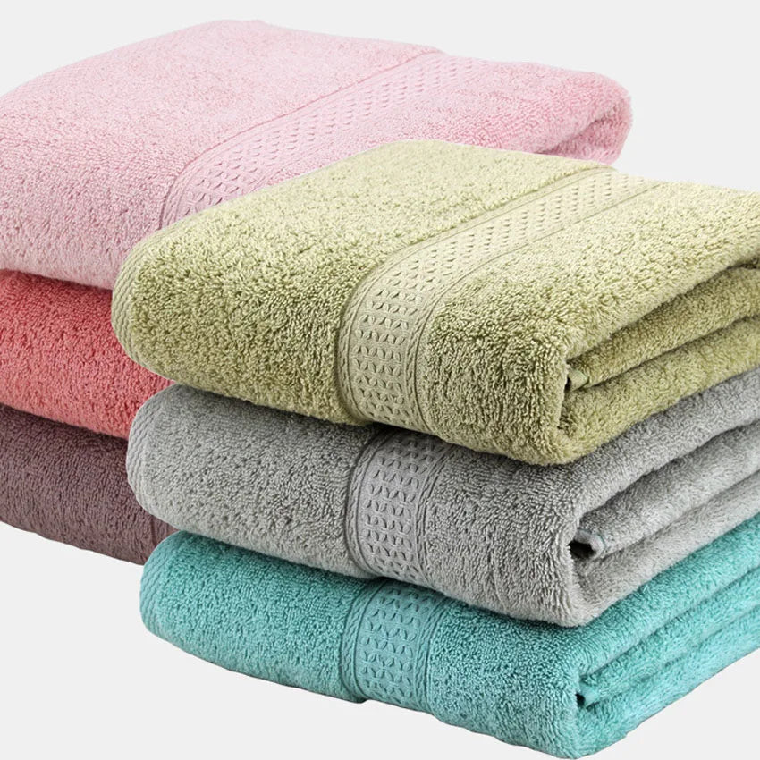 Pure Cotton Super Absorbent Large Towel Bath Towel - Korvel