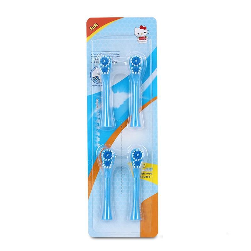 Cepillo de Dientes Eléctrico de Dibujos Animados para Niños con Cabezas de Doble Cara
