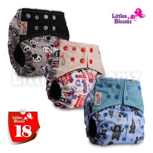 Modern Luxury Printed Washable Cloth Diaper Set