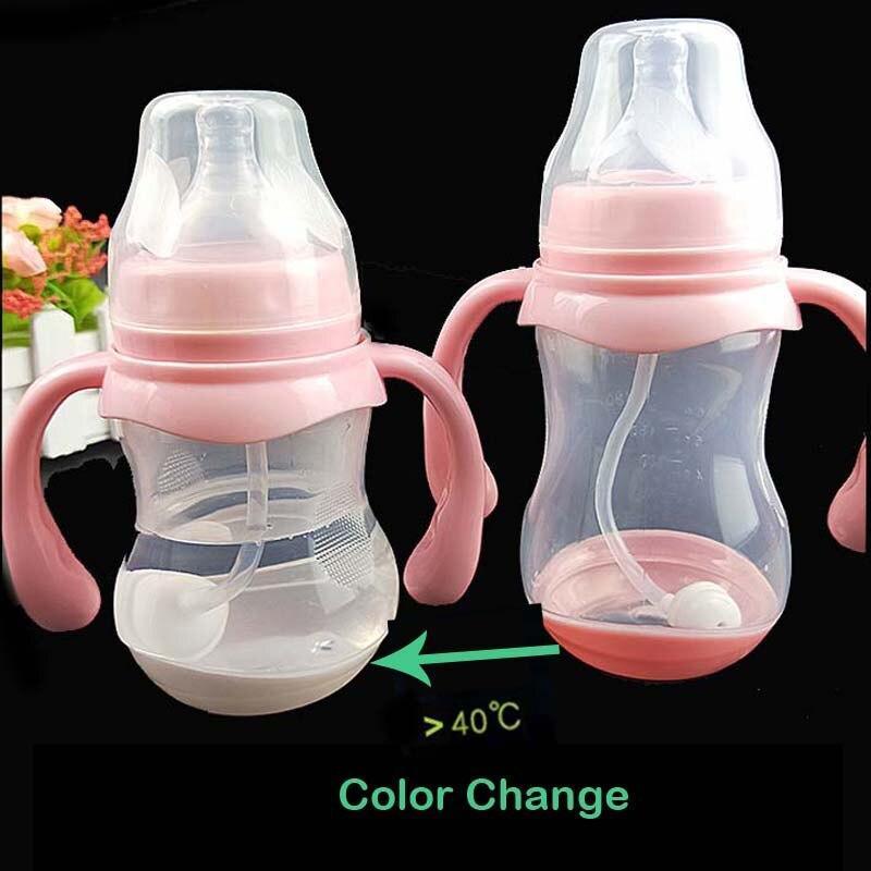 Botella para Bebés Anti-Cólicos Libre de BPA con Popote