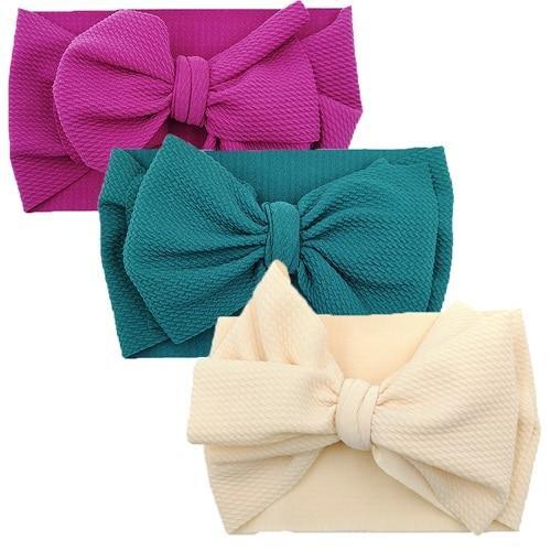Ensemble de Turbans et Bandeaux Élégants pour Filles - 3 Pièces
