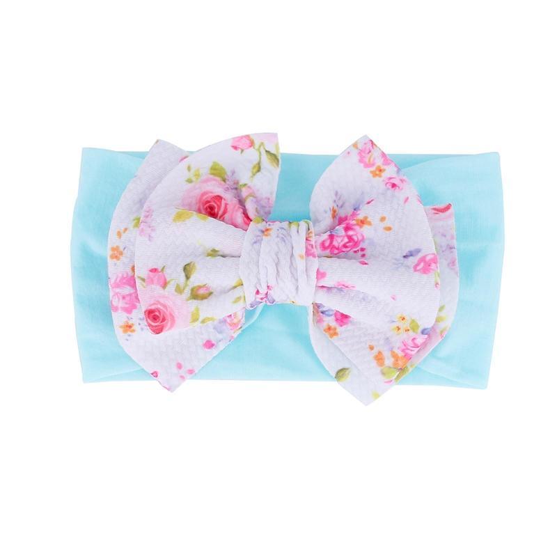 Elegant Floral Headband for Newborns - Soft & Adjustable