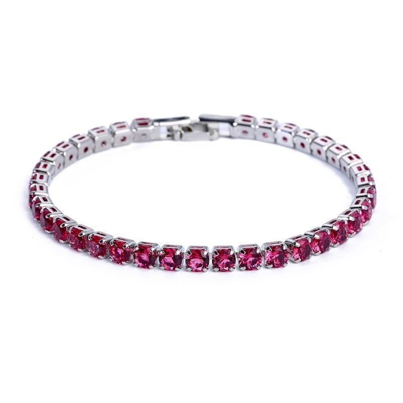 Elegant Cubic Zirconia Tennis Bracelet for Men and Women