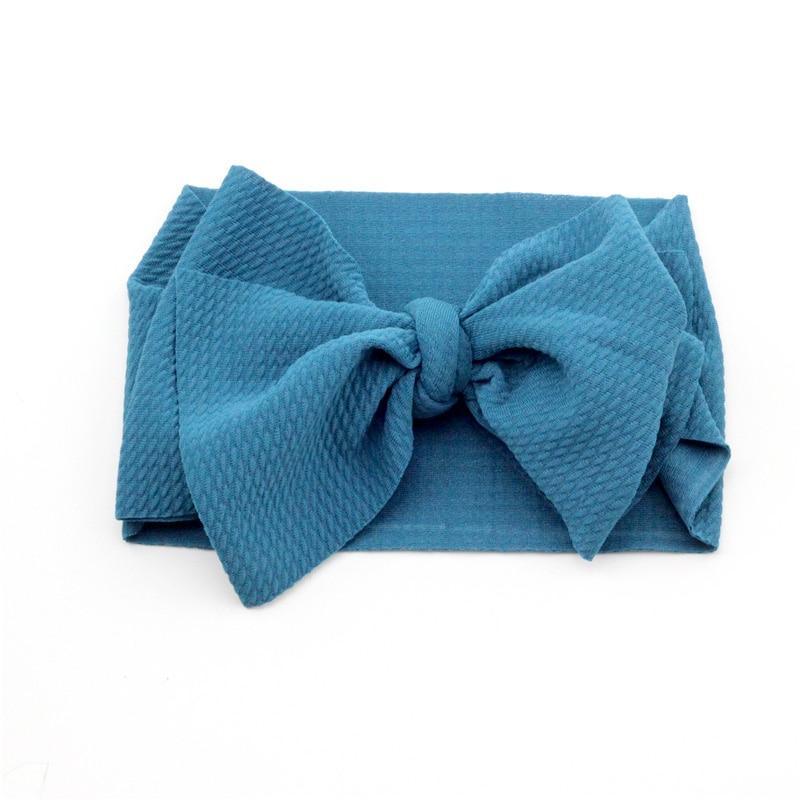 Bandeau à gros nœud ajustable pour nouveau-nés