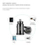Chargeur de voiture USB noir double 3.1A - Adaptateur de charge rapide