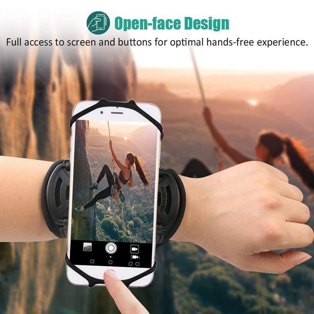 Support de téléphone universel premium pour poignet pour modes de vie actifs