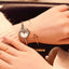 Montre Bangle en Or Rose Élégante pour Femmes