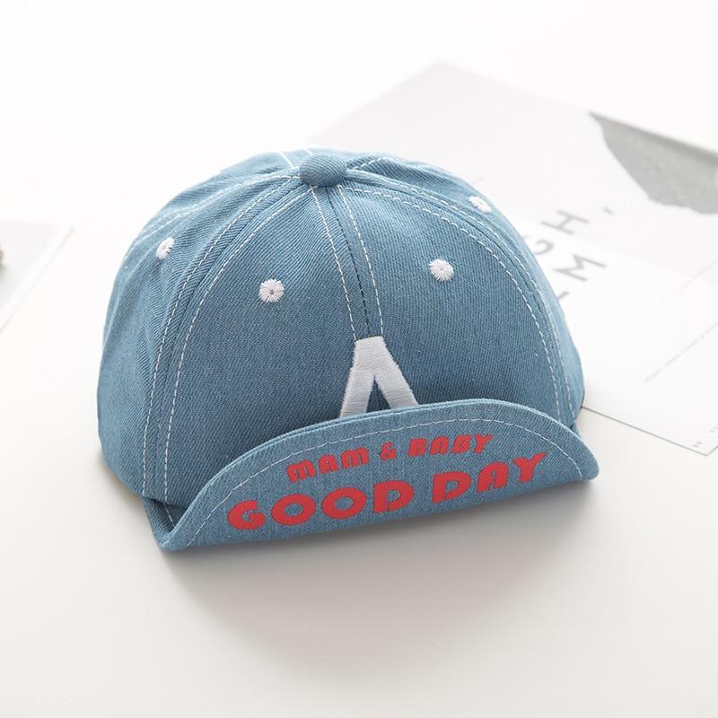 Casquettes de baseball en coton ajustables pour bébés et enfants