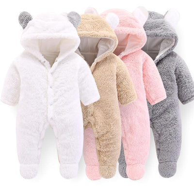 Cozy Baby Winter Overalls - Unisex Jumpsuit for Infants