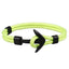 Pulsera de Paracord con Ancla Negra Elegante para Hombres