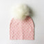 Chapeau de bébé moderne de luxe avec pompon pour l'automne et l'hiver