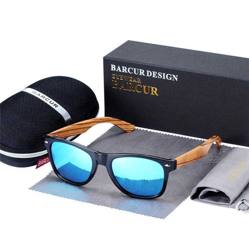 Gafas de sol de bambú polarizadas hechas a mano de lujo