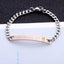 Elegant Rose Gold Bracelet with Crystal Heart Charm