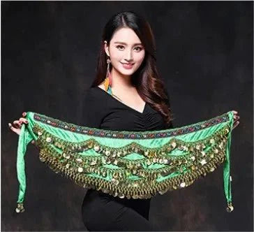 Vila&Yomi Premium Belly Dance Belt with Crystal Accents