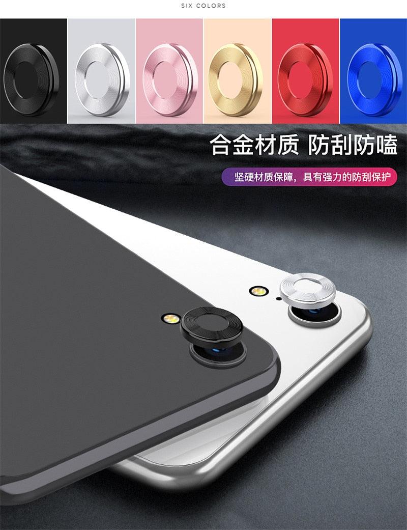 Protecteur d'objectif de caméra en verre trempé premium pour iPhone XR