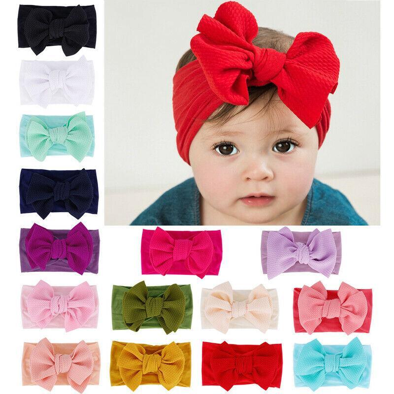 Bandeau avec Nœud Mignon pour Nourrissons et Filles