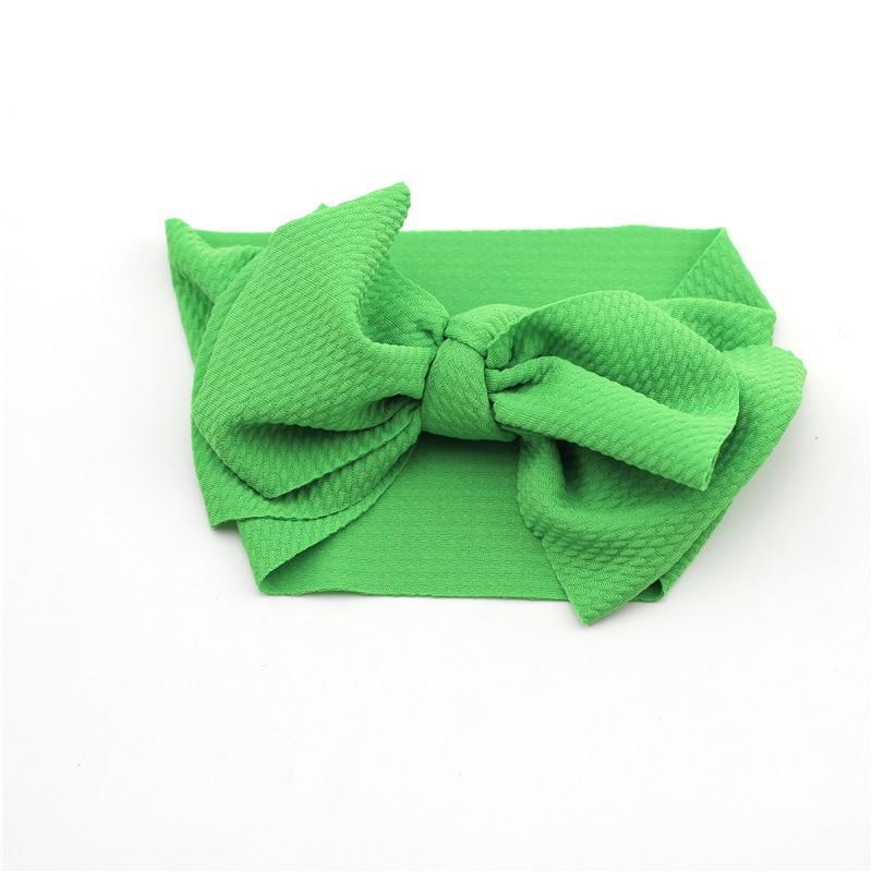 Bandeau à gros nœud ajustable pour nouveau-nés