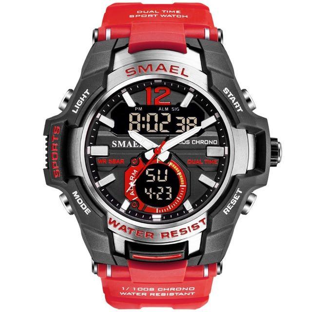 Reloj Deportivo de Lujo Moderno para Hombres - Impermeable con Doble Pantalla