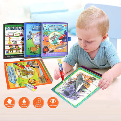 Magic Water Drawing Books - Reusable Educational Toys