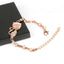 Elegant Rose Gold Cat Bracelet for Women and Girls