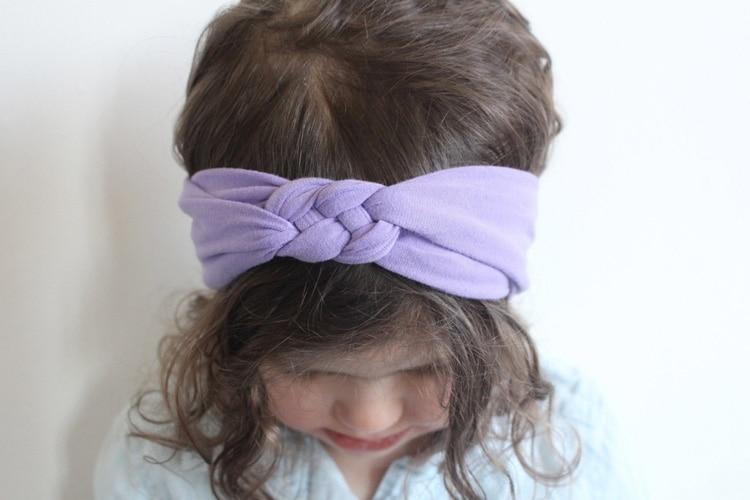 Bandeau en Noeud Fait Main de Luxe pour Filles