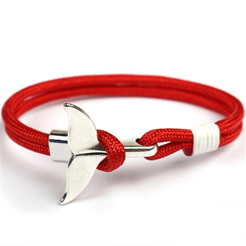 Pulsera de Cola de Ballena de Moda para Hombres y Mujeres