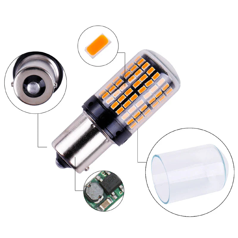 Bombillas LED Premium 3014 144SMD para Luz de Señal de Giro