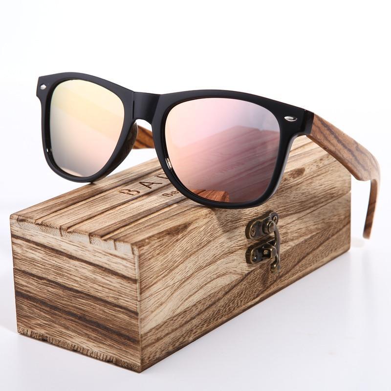Gafas de sol de bambú polarizadas hechas a mano de lujo